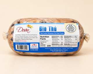 Giò Thủ / Vietnamese Pork Head Cheese